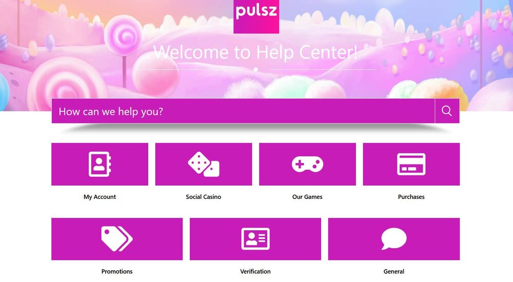 Pulsz.com help and support