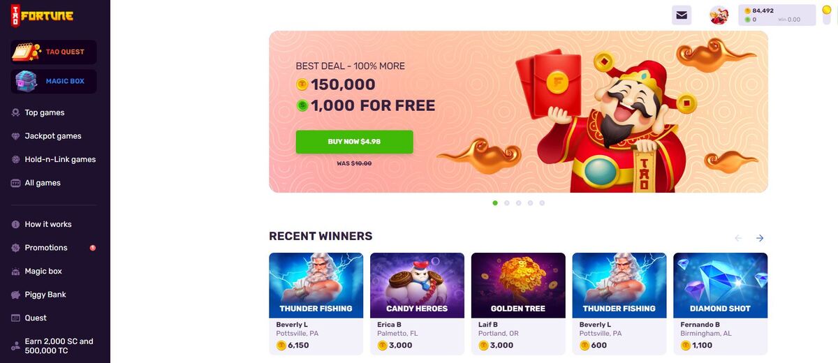 TaoFortune Casino review