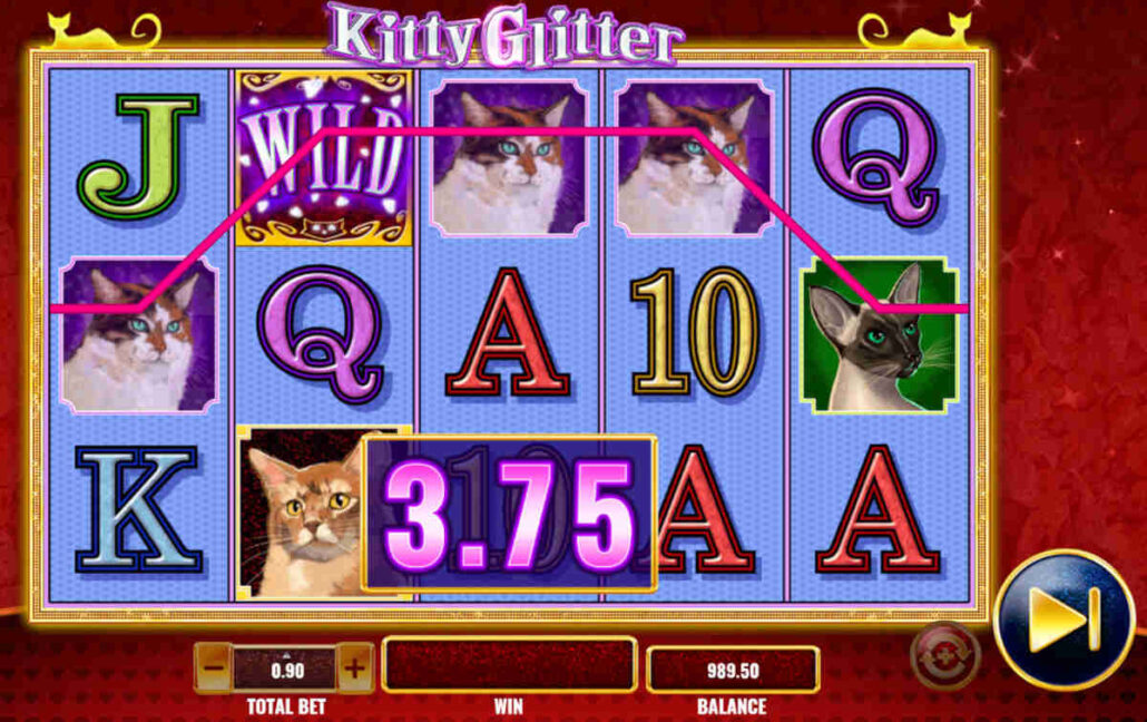 kitty glitter free play