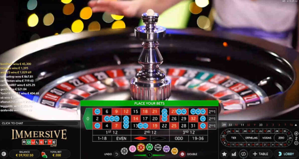 online live dealer roulette